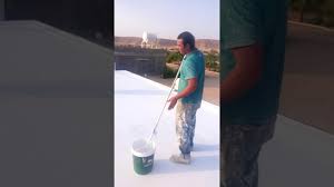 افضل علاج تسرب المياه عازل للاسطح من الجزيره طريقه عزل الاسطح من مياه المطر المعلم محمود الحلواني Youtube