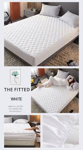 Waterproof Mattress Cover Bed Cover Multicolor Thickened Anti Mite Mat Creationsg In 2020 Mattress Covers Waterproof Mattress Cover Waterproof Mattress