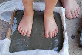 I carried you every day of your life, i will love you every day of mine. How To Make Footprint Stepping Stones Footprint Stepping Stones Stepping Stones Stone