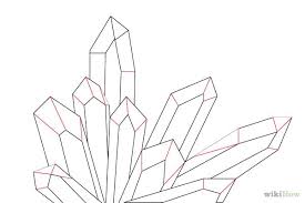 How To Draw Crystals Crystal Drawing Drawings Crystal Art