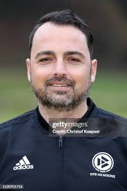 Dennis Weiland of DFB poses during a portrait session of the DFB Pro...  News Photo