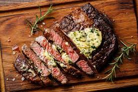 · 2 red rooster potatoes, cut into wedges · 4 tbsp olive oil · 2 tsp bohns fish hook · cherry tomatoes on the vine Grilled Rubbed Ribeye Steak With Garlic Steakhouse Butter 2021 Bbqchiefs