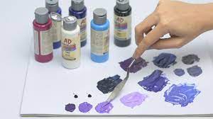 How To Make Purple Paint 12 Steps With Pictures Wikihow Como Hacer Color Morado Hacer Colores Colores Morados