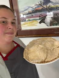 Blackstone naan with apple prosciutto and cheese