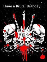 Metal Birthday Google Search Feliz Cumple Rock La Musica Es Vida Estilo Heavy Metal