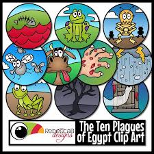 The Ten Plagues Of Egypt Clip Art Moses Ten Plagues Clip Etsy Plagas De Egipto Moises Para Ninos Historias De La Biblia Para Ninos