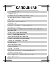 Maklumat dan kandungan di dalam fail rph buku rekod mengajar. Isi Kandungan Fail Rph