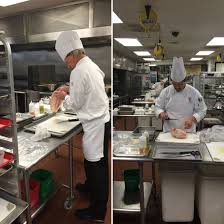 Chef John Curtis And Chef William Jung From Melbourne S Center For Culinary Arts Traveled To Tampa For The Practical P Culinary Arts Culinary Chicken Entrees