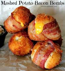 Mashed Potato Bacon Bombs Bacon Bombs Football Party Foods Football Party Food