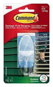 Command Outdoor Window Hook Large Clear 1 Hook 17093clr Awes Command Outdoor Window Hook Large Clear Hook Large Windows Command Strips Windows