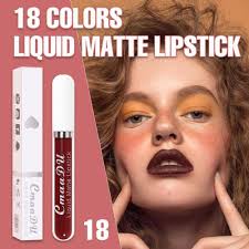 Amazon.com : evpct 1Pcs Deep Red Liquid Matte Lipstick Lipgloss Set for  Women, labiales mate 24 horas originales matte larga duracion 24 Hour  Lipstick ...