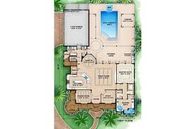 Beach Style House Plan - 5 Beds 4.5 Baths 7044 Sq/Ft Plan #27-525 -  Dreamhomesource.com