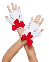 Fingerless Cat In The Hat Gloves Dr Seuss In 2020 Dr Seuss Diy Costumes Crazy Hats Dr Seuss Costumes