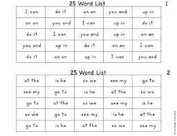 sight word phrases fluency reads 25 words from first grade frolics reading kindergarten make your own flashcards for toddlers