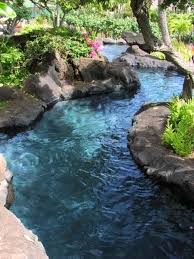 The lazy river is, appropriately, lazy (and fun!). 18 Incredible Lazy River Pool Ideas That Should You Make In Home Backyard