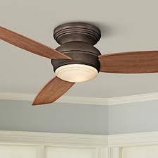 This model hangs down only 12. Brown Minka Aire Hugger Flush Mount Ceiling Fans Lamps Plus