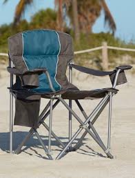 Amazon Com 500 Lb Capacity Heavy Duty Portable Chair Blue Sports Outdoors Outdoor Folding Chairs Portable Chair Outdoor Chairs