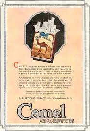 Camel is an american brand of cigarettes, currently owned and manufactured by the r. Advertisement For Camel Cigarettes By Bettmann