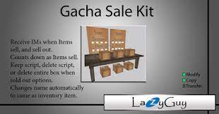 Second Life Marketplace - Lazyguy - Gacha Sale Kit