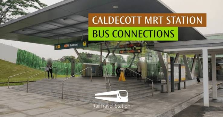 TEL2 Caldecott MRT Station Bus Connectivity Access Map & Information (Thomson-East Coast Line Stage 2) • RailTravel Station