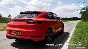 But now they fixed it and it looks great. New Porsche Cayenne Coupe Turbo 0 297km H Acceleration Top Speed By Autotopnl Dailymotion Video