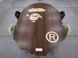 Super Punch Bathing Ape Wall Clock And Dining Table Giay