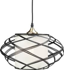 Alento Wire Cage Pendant Lamp Transitional Pendant Lighting By Hedgeapple