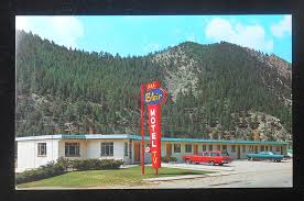 Click on any hotel name for more information. 1960s Blair Motel Old Cars Idaho Springs Co Clear Creek Co Postcard Colorado Ebay