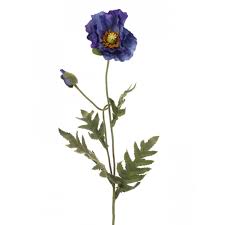 Boutique de vêtements pour femme boutique coquelicot. Coquelicot Artificiel Bleu 70 Cm Coquelicots Artificiels Artiplantes