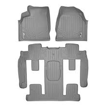 Maxfloormat Floor Mats For Traverse Enclave Acadia Outlook Bucket Seat Complete Set Grey Buick Enclave Enclave Bucket Seats