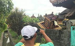 Diterjang Puting Beliung 24 Rumah Dan 10 Pelinggih Di Badung Rusak
