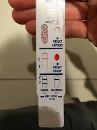 At Home Drug Test Very Faint Line Do You Think This Is A Postive Fail Or A Negative Pass See