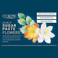 Maybe you would like to learn more about one of these? Buy O Creme Gumpaste Flower Spray Dog Rose Edible Flowers For Cake Decorating Sugar Paste Flower Decorations For Cakes Candy Cupcake Toppers Birthday Party Wedding Valentines Day Baby Shower Online