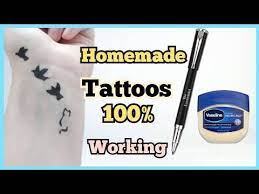 How To Make Tattoo At Home Using Pen Diy Tattoos Temporary Tattoos For 6 Months Youtube How To Make Tattoos At Home Diy Tattoo Diy Tattoo Temporary