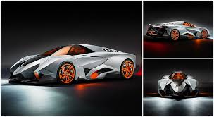 Hd Wallpaper Lamborghini Egoista Concept Photo 5 White And Orange Sports Car Wallpaper Flare