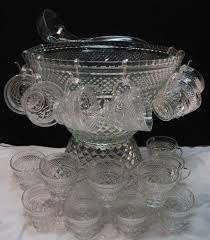 Maybe you would like to learn more about one of these? Vtg Anchor Hocking Crystal Glass Wexford Punch Bowl Stand 16 Cups Hooks Ladle Punch Bowl Stands Vintage Punch Bowl Set Punch Bowl