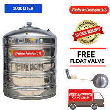 Berikut adalah penjelasan lengkap tentang konversi satuan volume beserta tabel konversi satuan lengkap dengan contoh soal. 1000 Liter Deluxe Premium 316 Stainless Steel Water Tank Tangki Air Without Stand Shopee Malaysia