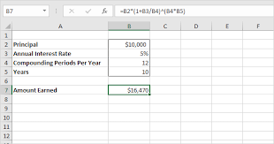 Compound Interest In Excel Easy Excel Tutorial