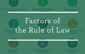 factors of the rule of law world justice project