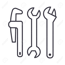It is a container that is utilized for sewage purposes in vehicles that are fitted with toilets. Plumbing Tools Vector Line Icon Sign Illustration On White Royalty Free Cliparts Vectors And Stock Illustration Image 87222548