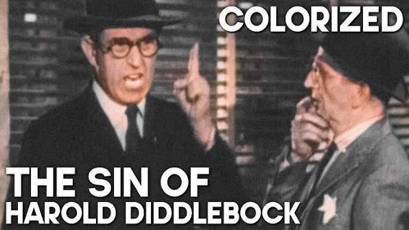 The Sin of Harold Diddlebock | COLORIZED | Full Movie | Harold Lloyd