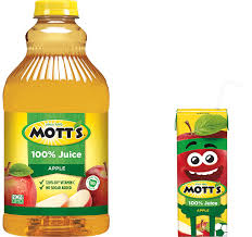 What kind of apple juice is 100% pure? Mott S 100 Original Apple Juice