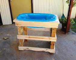 Besides good quality brands, you'll also find plenty of discounts when you shop for baby bath tub stand during big sales. Pallet Baby Baath Stand Diy Pallet Furniture Designs Wooden Pallet Furniture Pallet Crafts