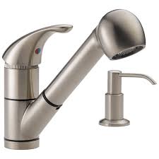 Limited warranty on delta ® faucets. Peerless Faucet P18550lf Sssd Single Handle Kitchen Pull Out Faucet With Soap Dispenser Stainless Kitchen Faucet Widespread Kitchen Faucet Faucet
