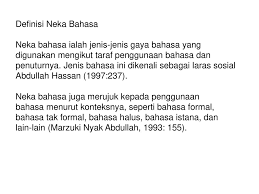 Tak akan tercapai maksudnya kalau tak mahu berusaha dan bersusah payah. Kuliah M13 Bahasa Melayu Tinggi Gaya Bahasa Neka Bahasa Bbm 3401 Ppt Download