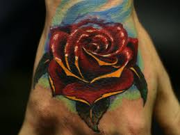 Awesome realistic thorny rose tattoo for men hand. Rose Tattoos For Men 23 Astounding Collections Design Press