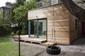 Helen Lucas Architects Edinburgh Project Garden Room Architect Scotland Materials And Detailing Wooden Cladding Exterior Garden Room Modern Beach House