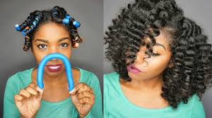 How To Create Smooth Flexi Rods Curls On Transitioning Natural Hair