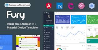 fury angular 11 material design admin template 2021