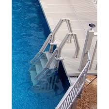 Vinyl Works Deluxe In Step 46 60 Above Ground Swimming Pool Ladder Taupe Walmart Com In 2021 Pool Ladder Pool Steps Above Ground Pool Ladders